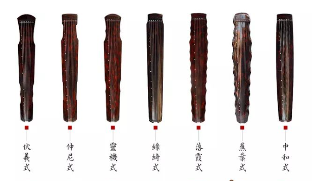 宿州市十四种常见古琴样式（图集）